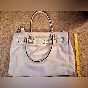 Michael Kors large white shoulder bag purse